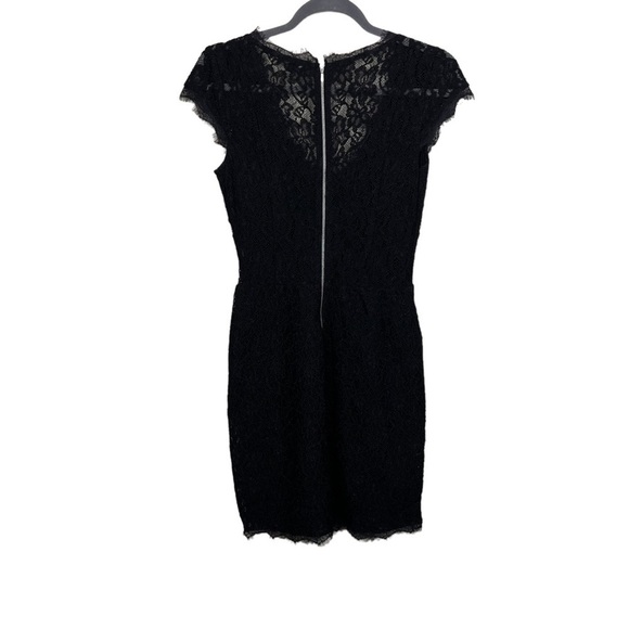 Aritzia Babaton Black Tobias Lace Mini Dress - Picture 5 of 12